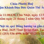 Lễ Kỷ Niệm Khánh Đản Đức Quan Thế Âm Bồ Tát tại Chùa Phước Huệ - Tacoma - Washington - USA