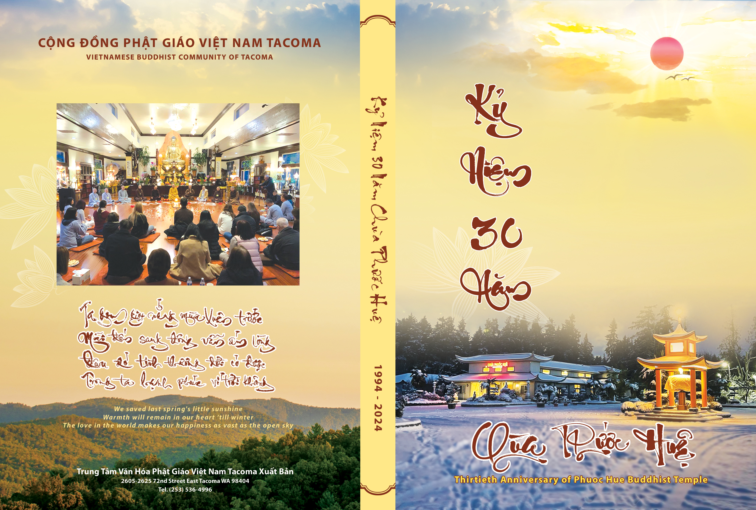 Ebook KỶ NIỆM 30 NĂM CHÙA PHƯỚC HUỆ - Thirtieth Anniversary of Phuoc Hue Buddhist Temple (1994-2024)