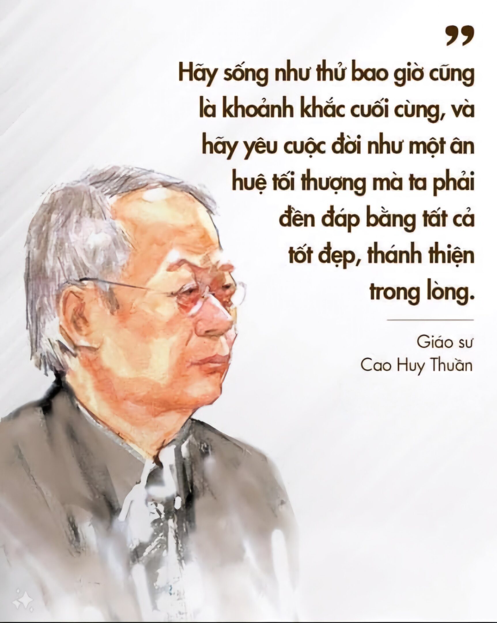 CAO HUY THUẦN, NGƯỜI TÔI CHƯA GẶP